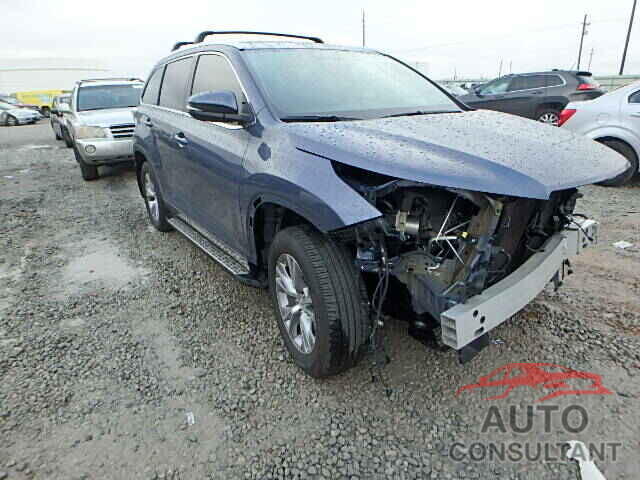 TOYOTA HIGHLANDER 2015 - 5TDKKRFH5FS047597