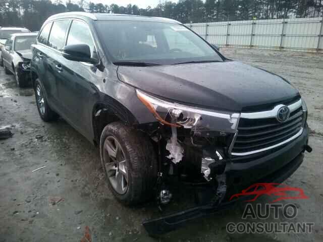 TOYOTA HIGHLANDER 2015 - 5TDYKRFH7FS075508