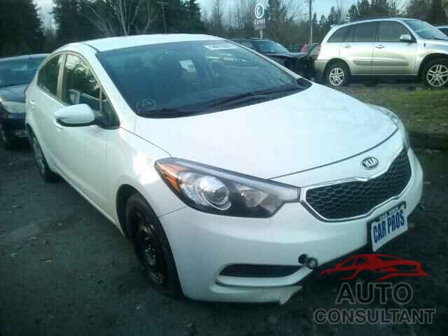 KIA FORTE 2016 - KNAFK4A64G5496266