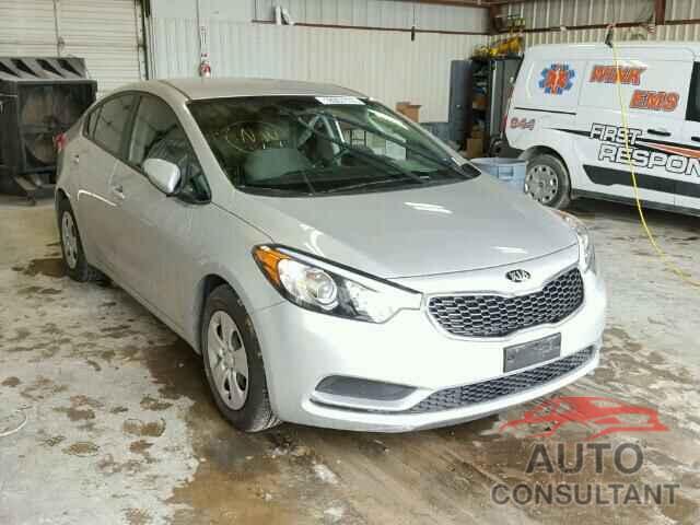 KIA FORTE 2016 - KNAFK4A62G5484536