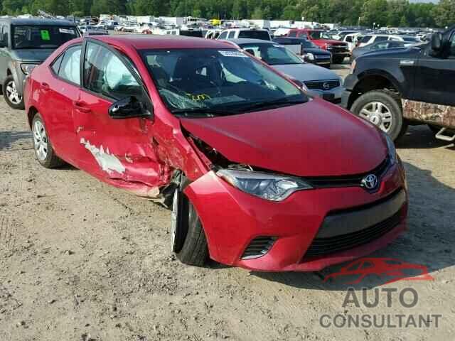 TOYOTA COROLLA 2016 - 5YFBURHE1GP369595