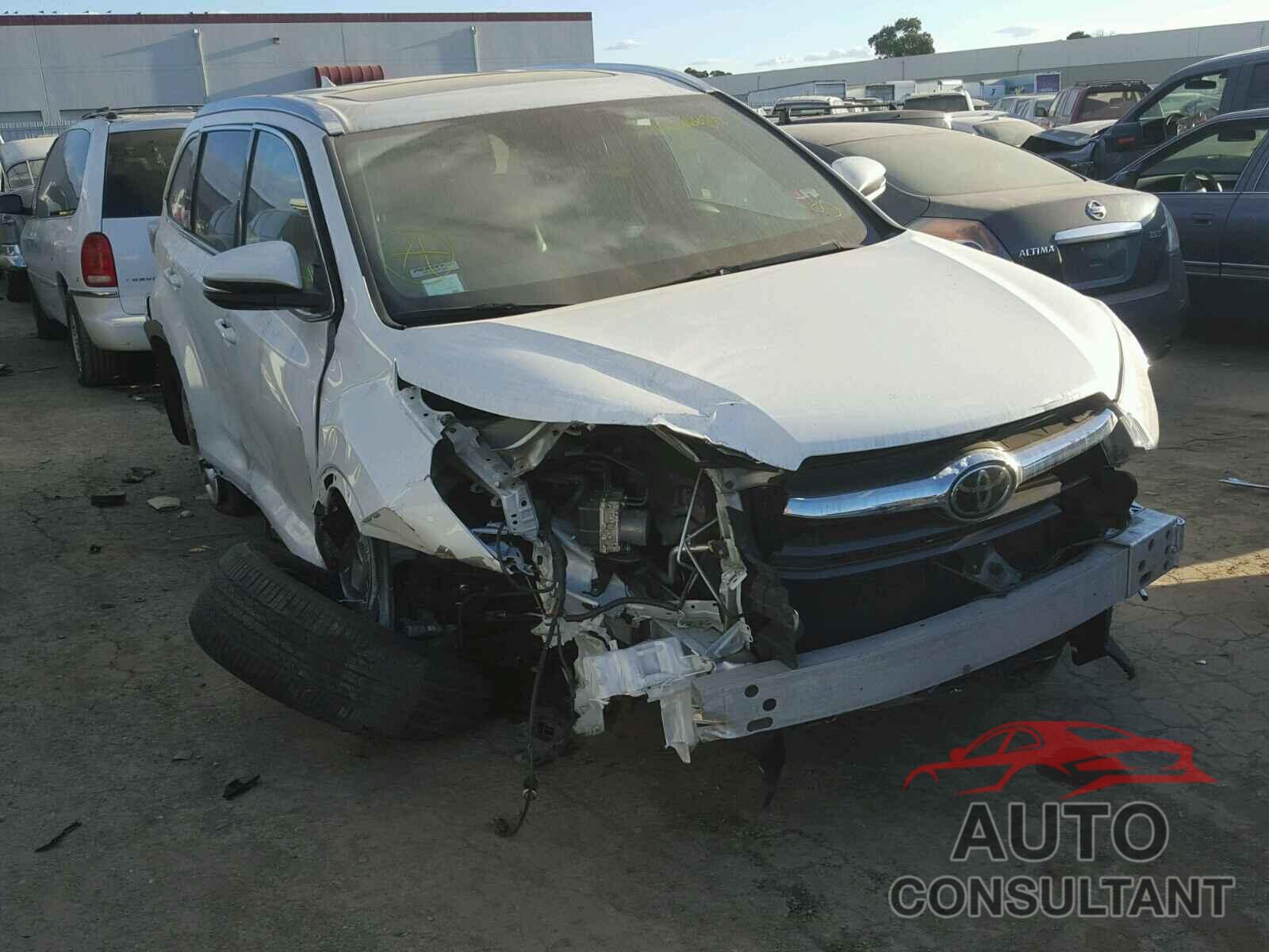 TOYOTA HIGHLANDER 2016 - 5TDDKRFHXGS334556