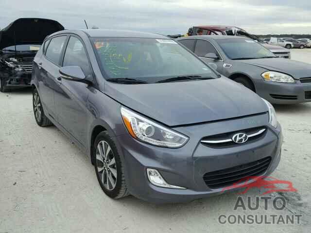 HYUNDAI ACCENT 2017 - KMHCU5AE5HU346280