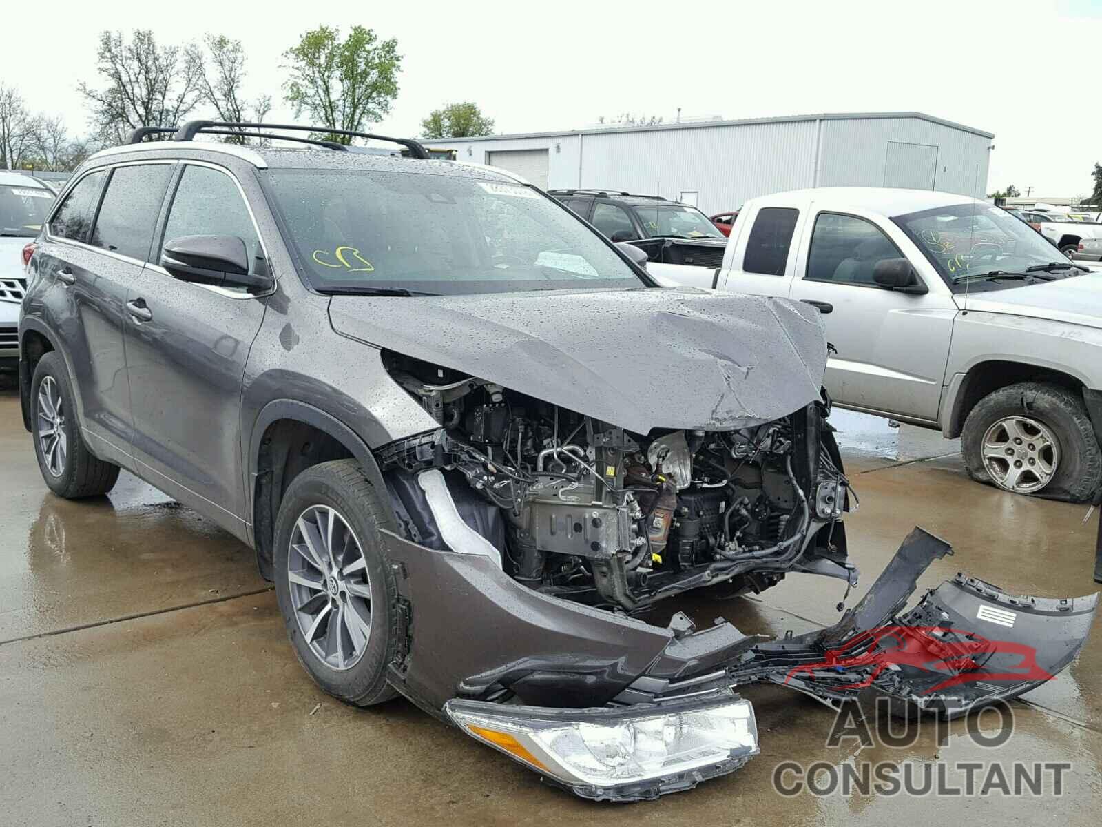 TOYOTA HIGHLANDER 2017 - 5TDJZRFH0HS370966