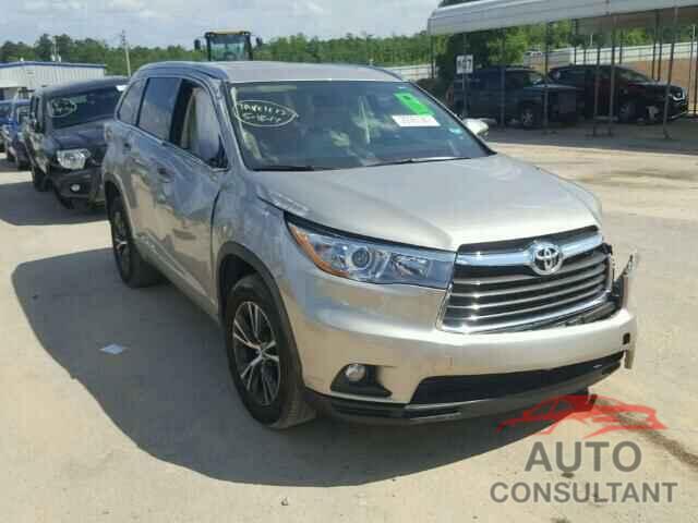 TOYOTA HIGHLANDER 2016 - 5TDKKRFH9GS500847