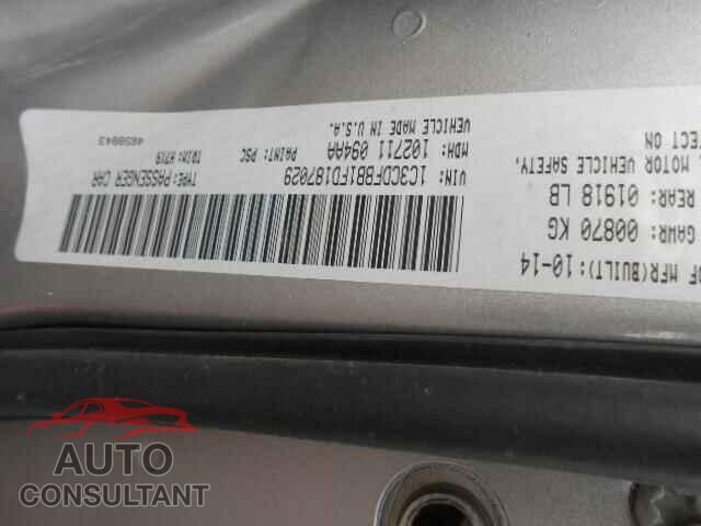 DODGE DART 2015 - 1C3CDFBB1FD187029