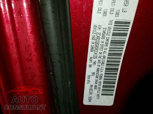 DODGE CARAVAN 2016 - 2C4RDGBG0GR314133