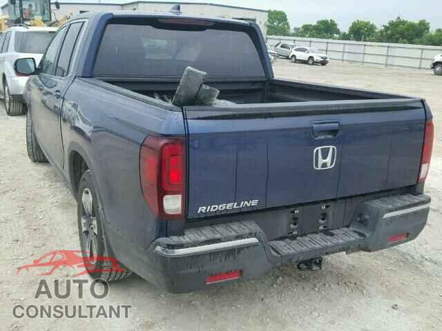 HONDA RIDGELINE 2017 - 5FPYK2F61HB003224