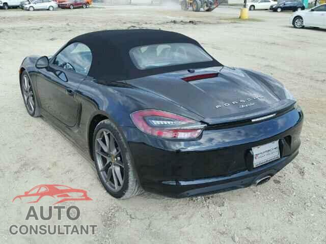 PORSCHE BOXSTER 2016 - WP0CA2A80GS120471