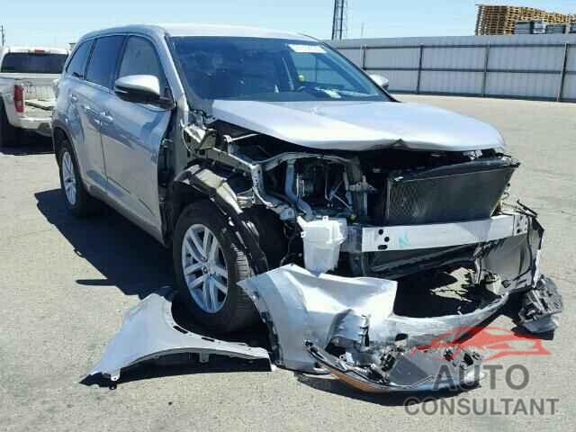 TOYOTA HIGHLANDER 2015 - 5TDZARFH6FS011743