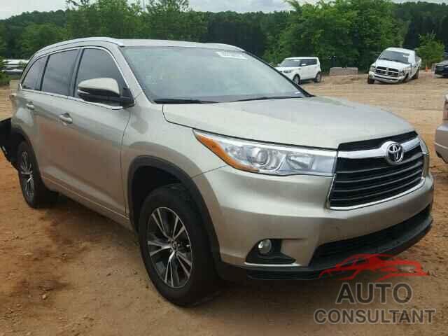 TOYOTA HIGHLANDER 2016 - 5TDKKRFH6GS502359