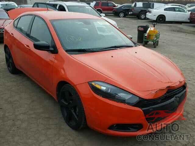 DODGE DART 2015 - 1C3CDFBB1FD345501