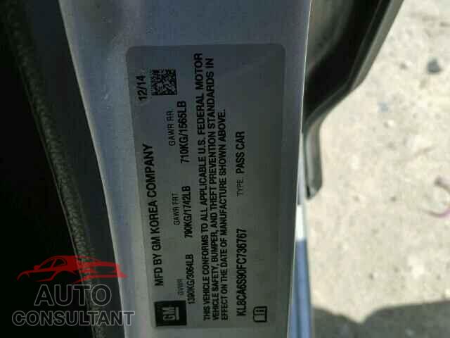 CHEVROLET SPARK 2015 - KL8CA6S90FC736767