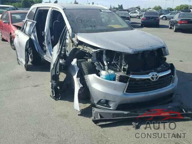 TOYOTA HIGHLANDER 2015 - 5TDJKRFH4FS107459