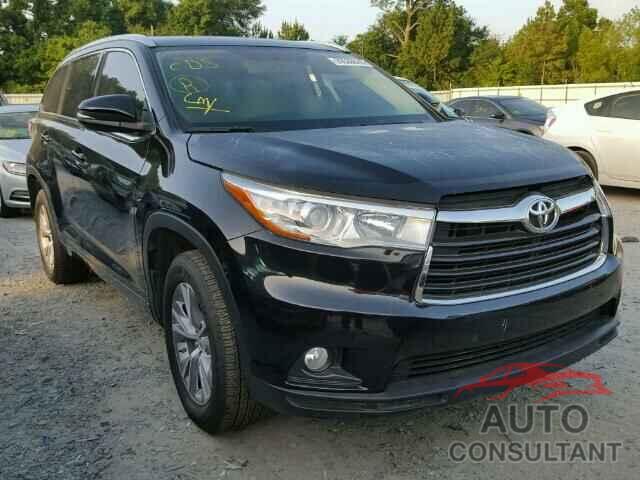 TOYOTA HIGHLANDER 2015 - 5TDKKRFH8FS092436