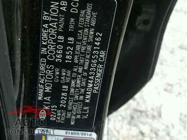 KIA RIO 2016 - KNADM4A33G6531462