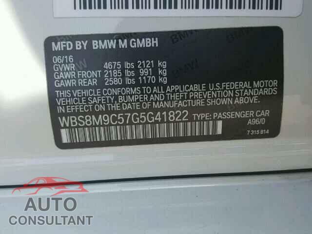 BMW M3 2016 - WBS8M9C57G5G41822