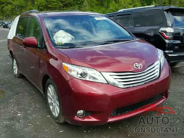 TOYOTA SIENNA 2017 - 5TDDZ3DC5HS156833