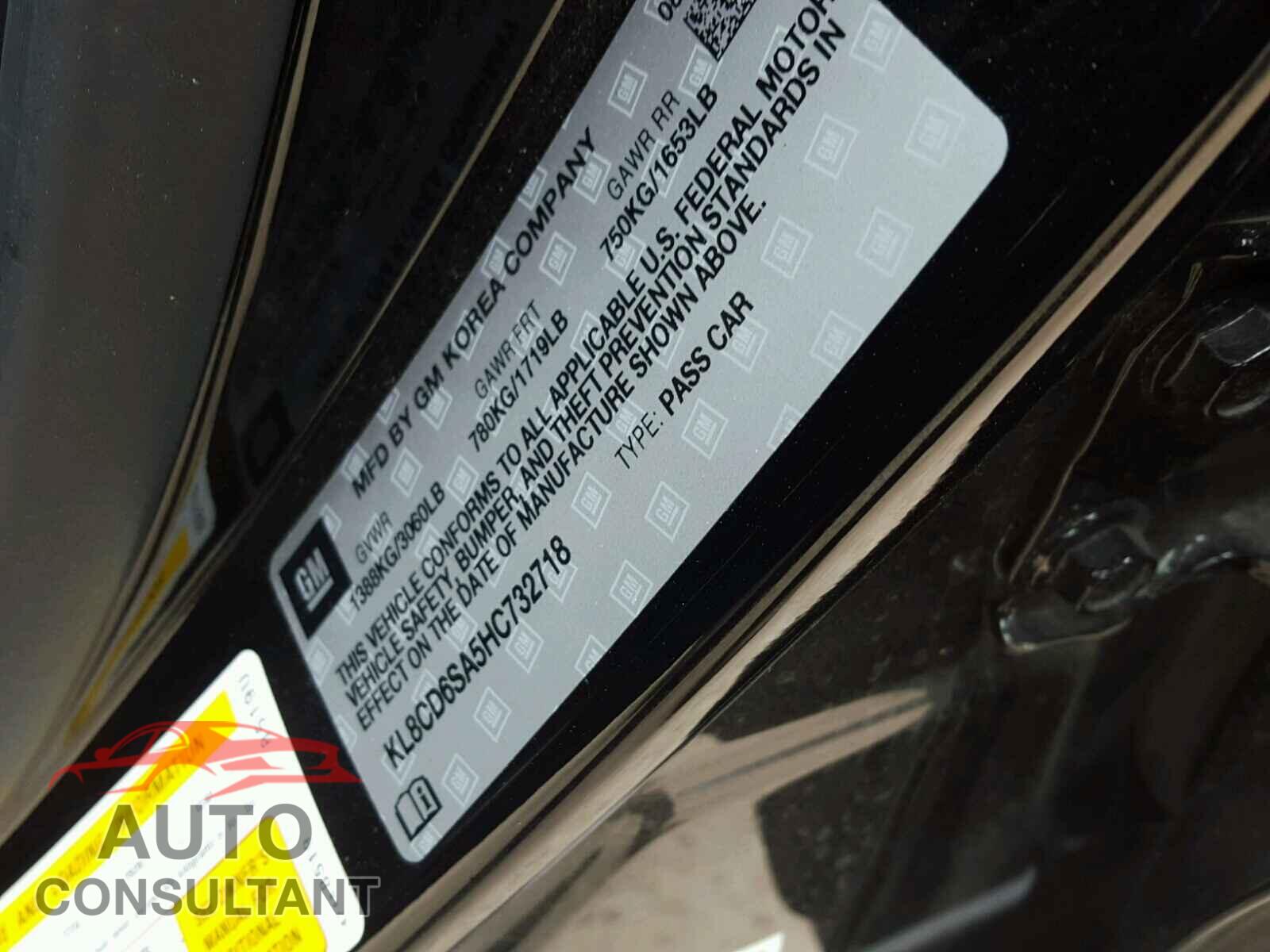 CHEVROLET SPARK 2017 - KL8CD6SA5HC732718