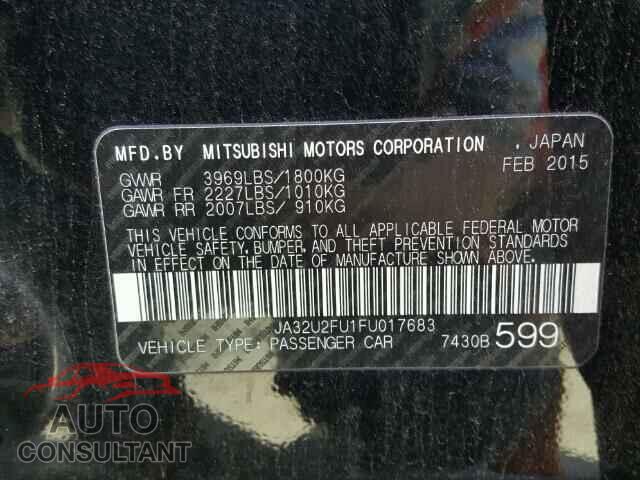 MITSUBISHI LANCER 2015 - JA32U2FU1FU017683