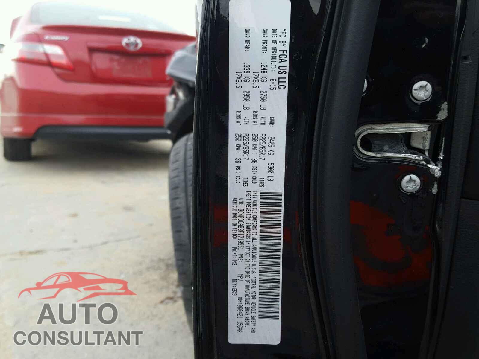 DODGE JOURNEY 2015 - 3C4PDCAB3FT719551