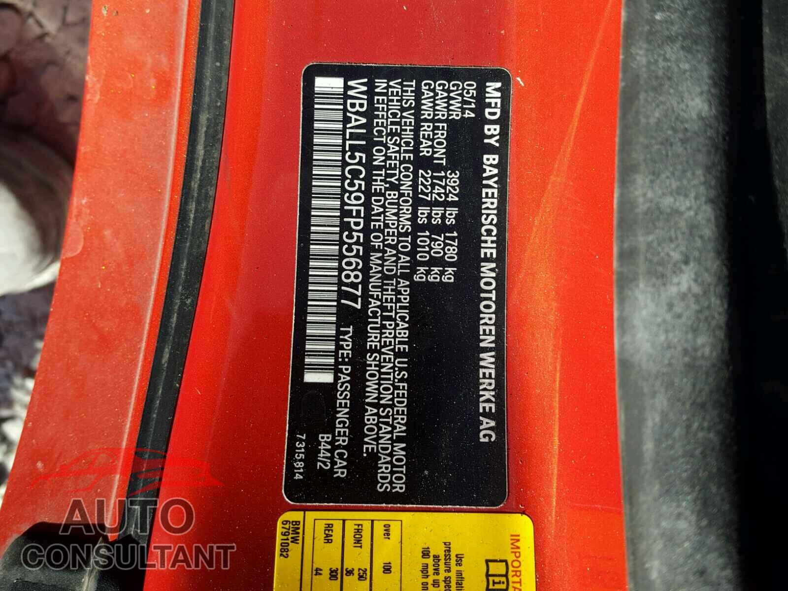 BMW Z4 2015 - WBALL5C59FP556877