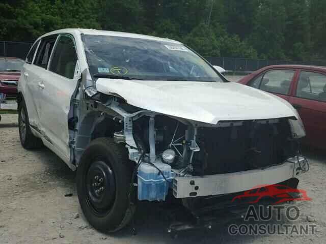 TOYOTA HIGHLANDER 2015 - 5TDJKRFH0FS192123
