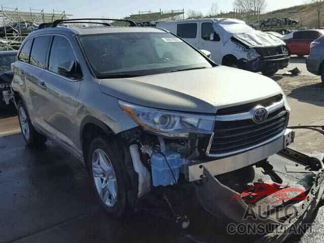 TOYOTA HIGHLANDER 2015 - 5TDDKRFH4FS198469