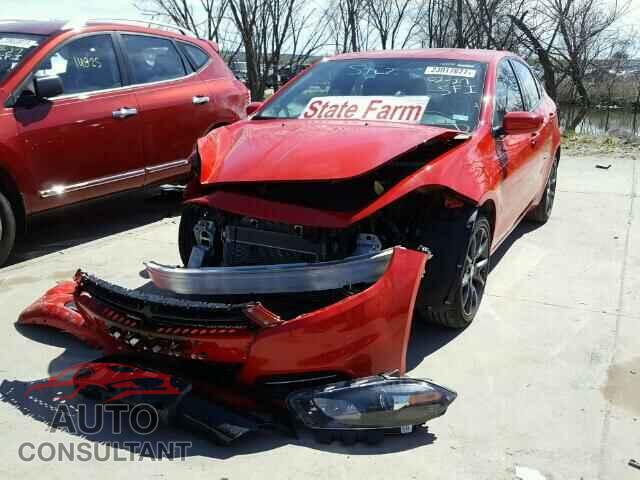DODGE DART 2016 - 1C3CDFAA9GD729116