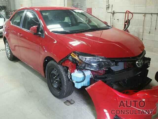 TOYOTA COROLLA 2017 - 2T1BURHEXHC810609