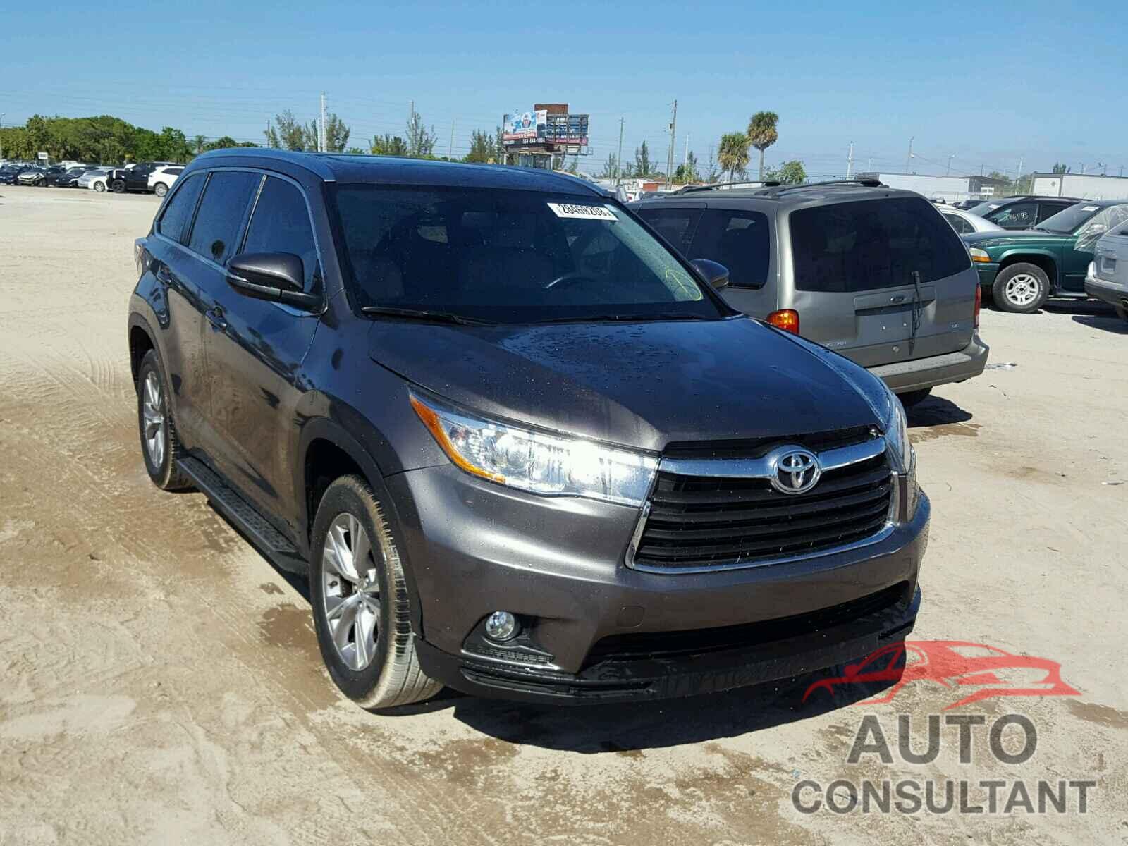TOYOTA HIGHLANDER 2015 - 5TDKKRFH6FS056552