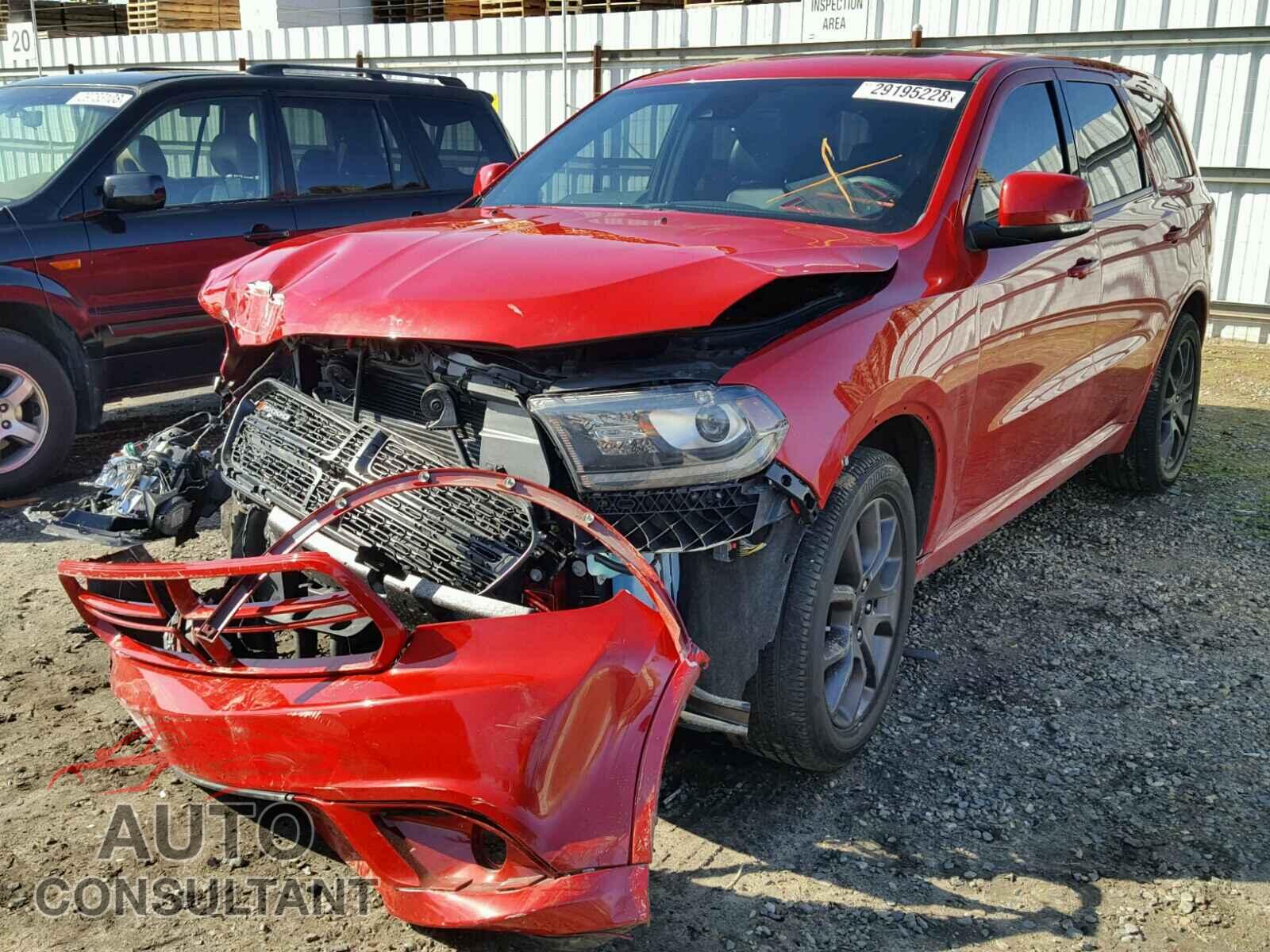 DODGE DURANGO 2017 - 1C4SDHCT8HC936282