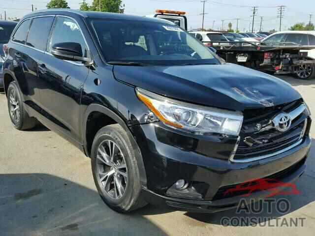 TOYOTA HIGHLANDER 2016 - 5TDKKRFH8GS121984