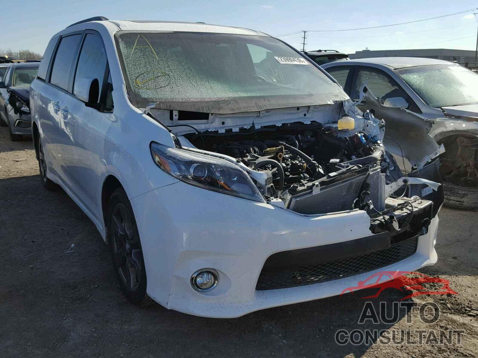 TOYOTA SIENNA 2017 - 5TDXZ3DC5HS864397