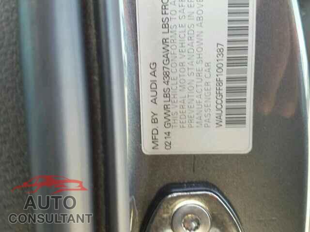 AUDI A3 2015 - WAUCCGFF8F1001387