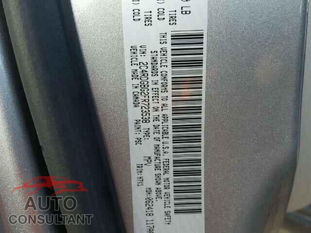 DODGE CARAVAN 2015 - 2C4RDGBG2FR723538