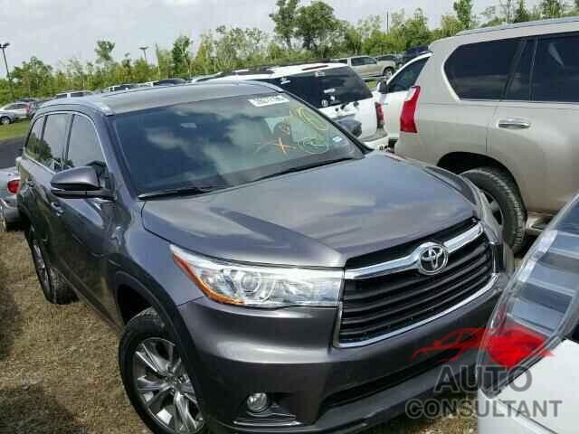 TOYOTA HIGHLANDER 2015 - 5TDKKRFH7FS109484