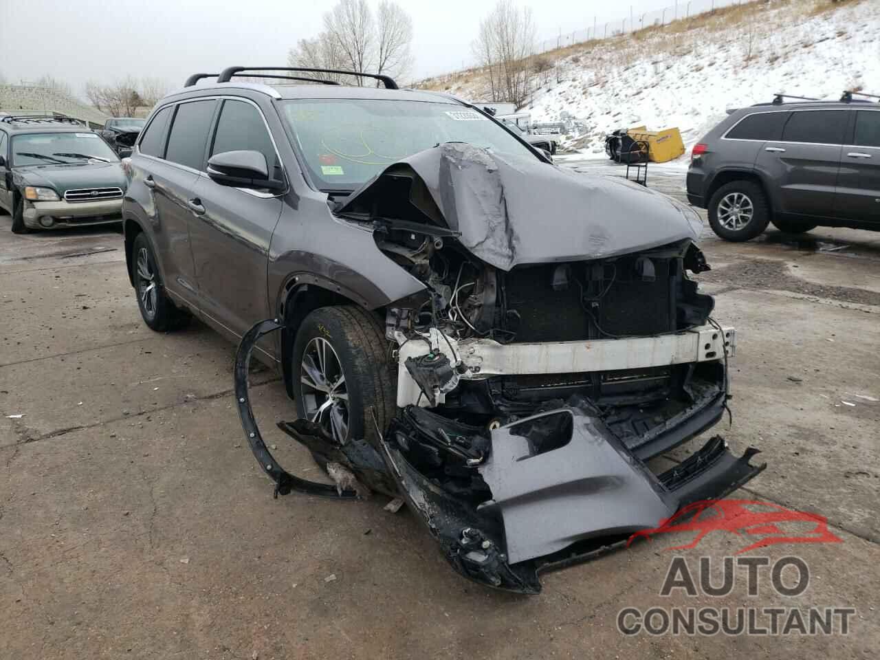 TOYOTA HIGHLANDER 2016 - 5TDJKRFH1GS245333