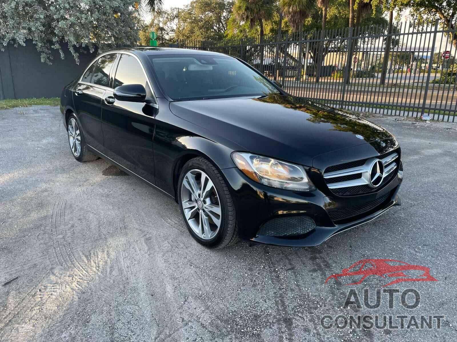 MERCEDES-BENZ C CLASS 2017 - WDDWF4JB1HR234662