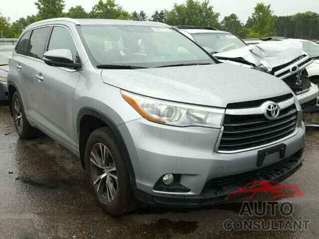 TOYOTA HIGHLANDER 2016 - 5TDJKRFH0GS247560