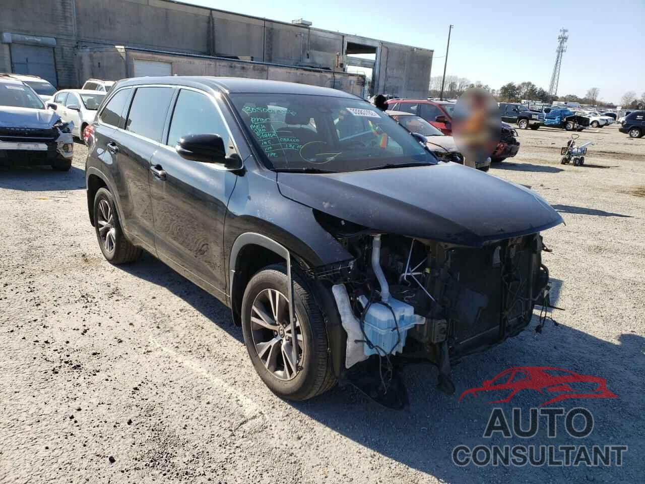 TOYOTA HIGHLANDER 2017 - 5TDBZRFH9HS457446