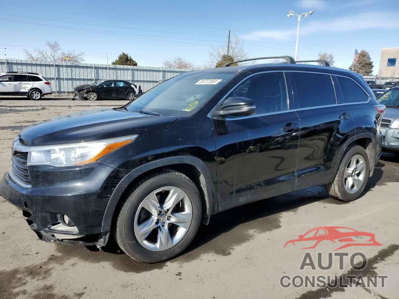 TOYOTA HIGHLANDER 2015 - 5TDDKRFH4FS202262