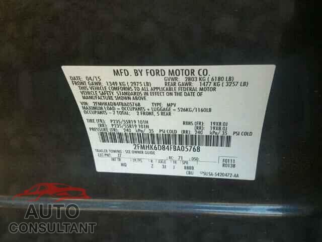 FORD FLEX 2015 - 2FMHK6D84FBA05768