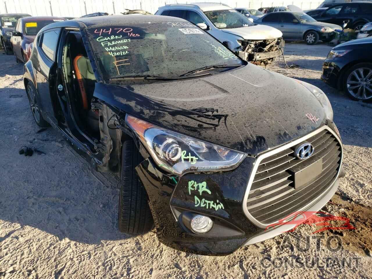 HYUNDAI VELOSTER 2017 - KMHTC6AE3HU314453