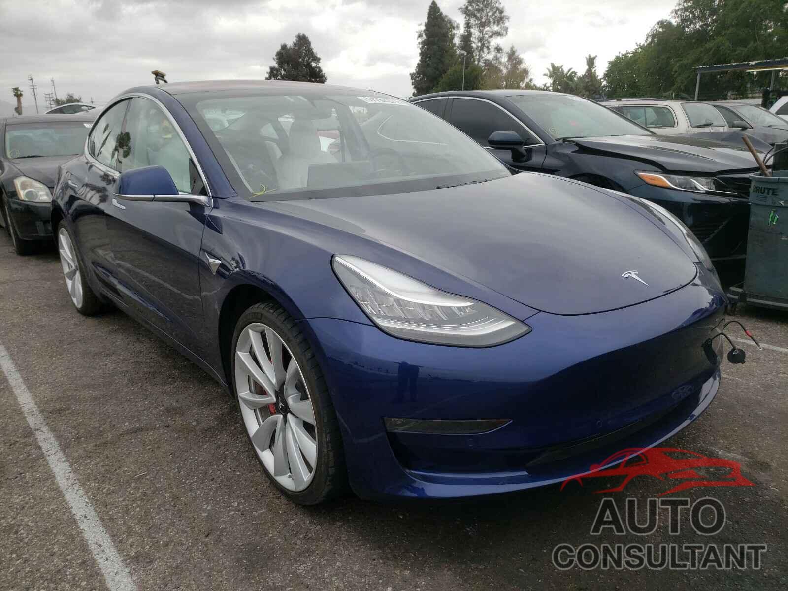 TESLA MODEL 3 2018 - 5YJ3E1EBXJF080702