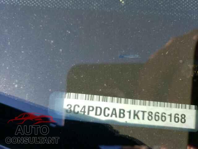 DODGE JOURNEY 2019 - 3C4PDCAB1KT866168