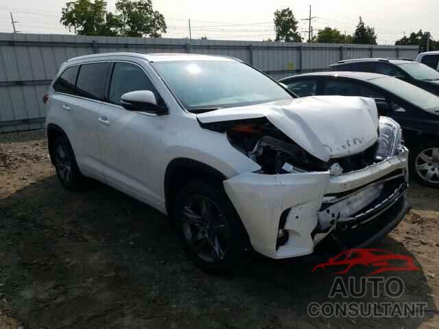 TOYOTA HIGHLANDER 2019 - 5TDDZRFH4KS945090