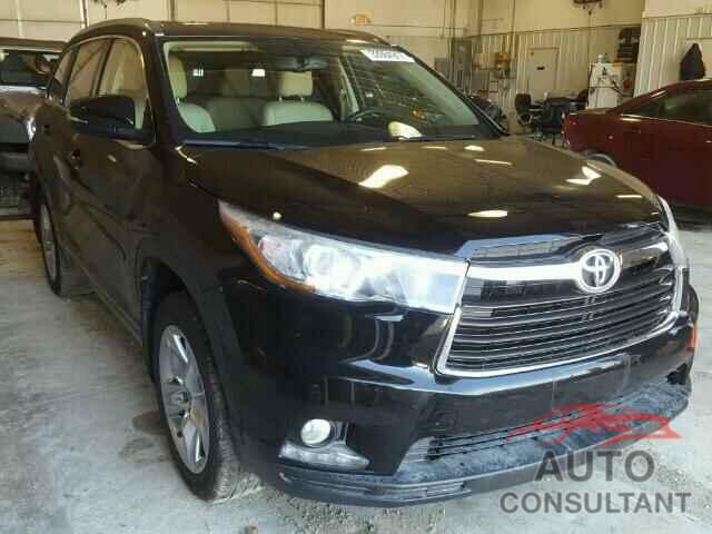 TOYOTA HIGHLANDER 2015 - 5TDDKRFHXFS145873