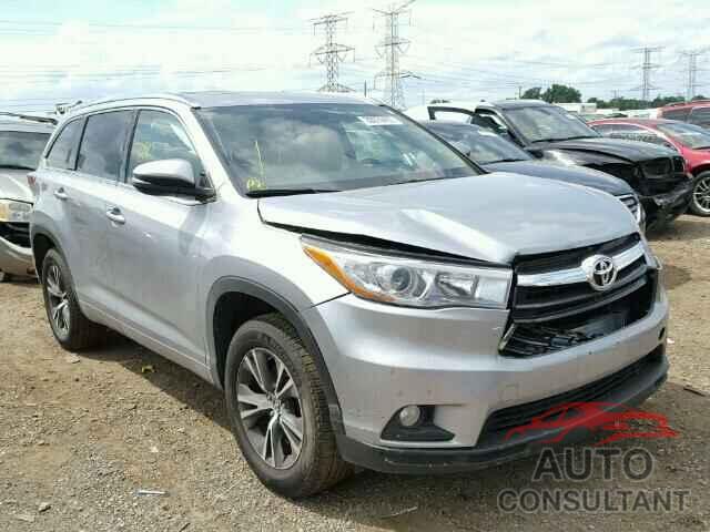 TOYOTA HIGHLANDER 2016 - 5TDKKRFH7GS507179