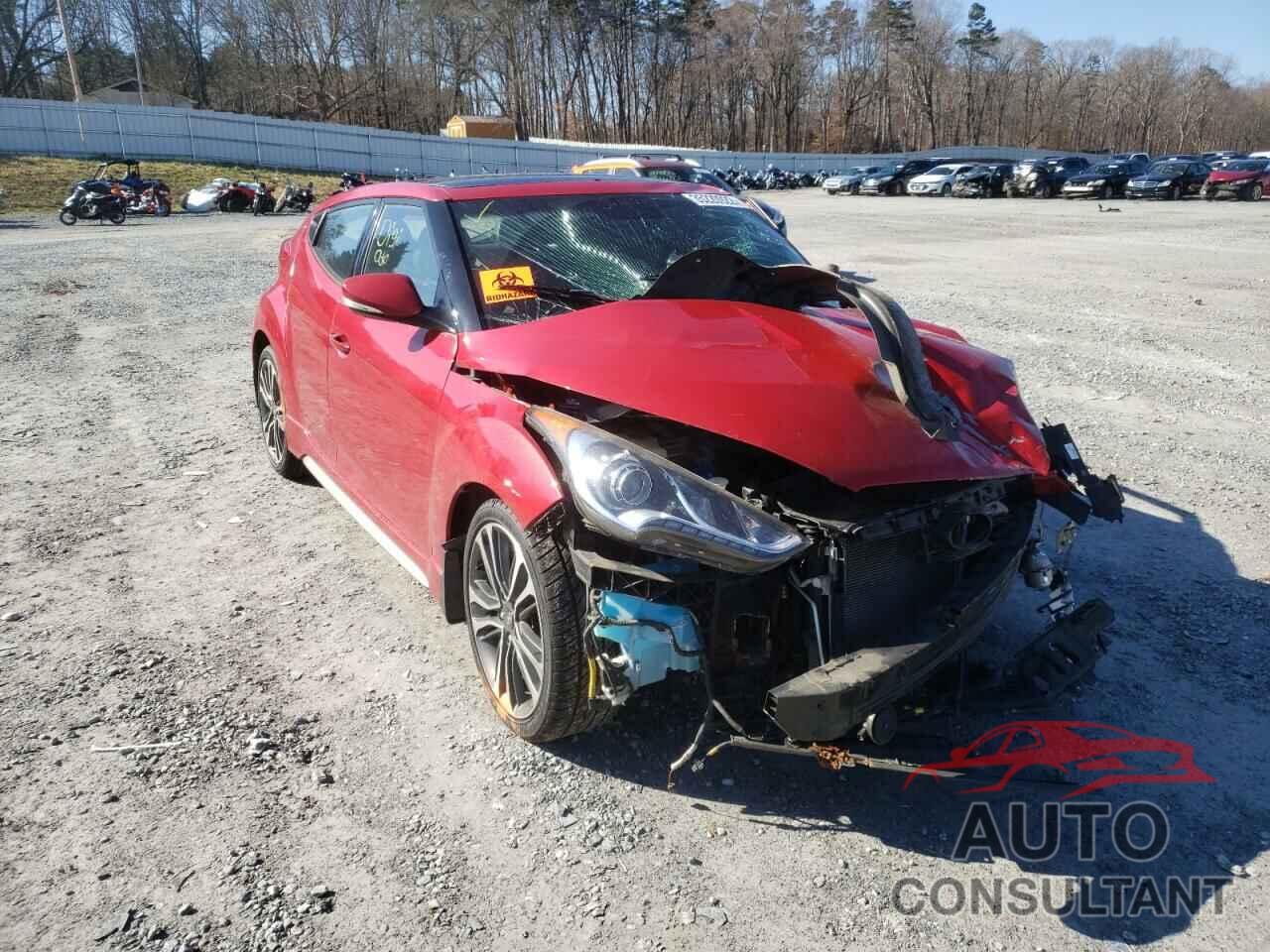 HYUNDAI VELOSTER 2016 - KMHTC6AE8GU264308